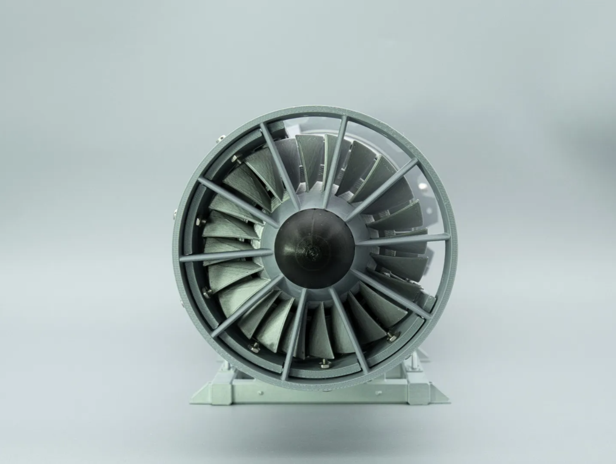 Low Bypass Turbojet Jet Engine | Standard Color