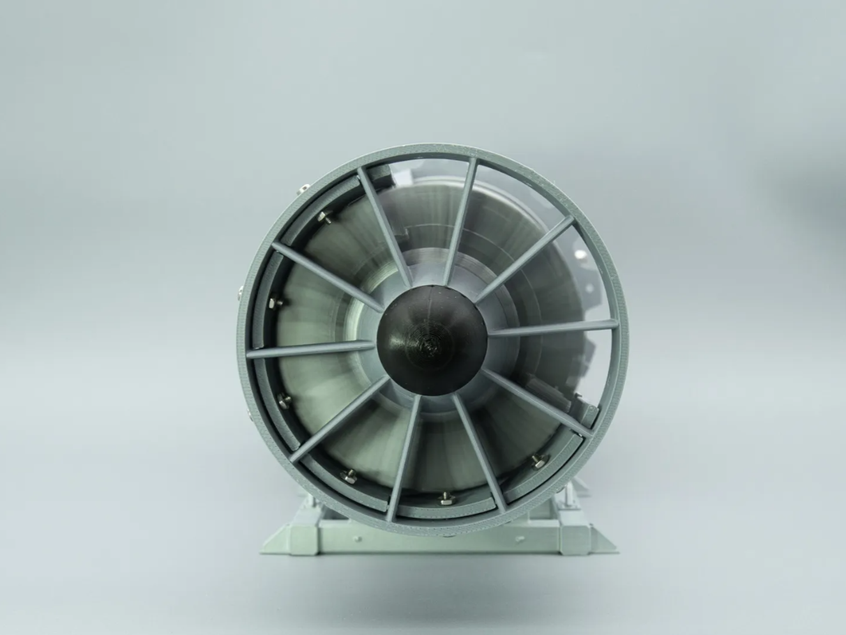 Low Bypass Turbojet Jet Engine | Standard Color