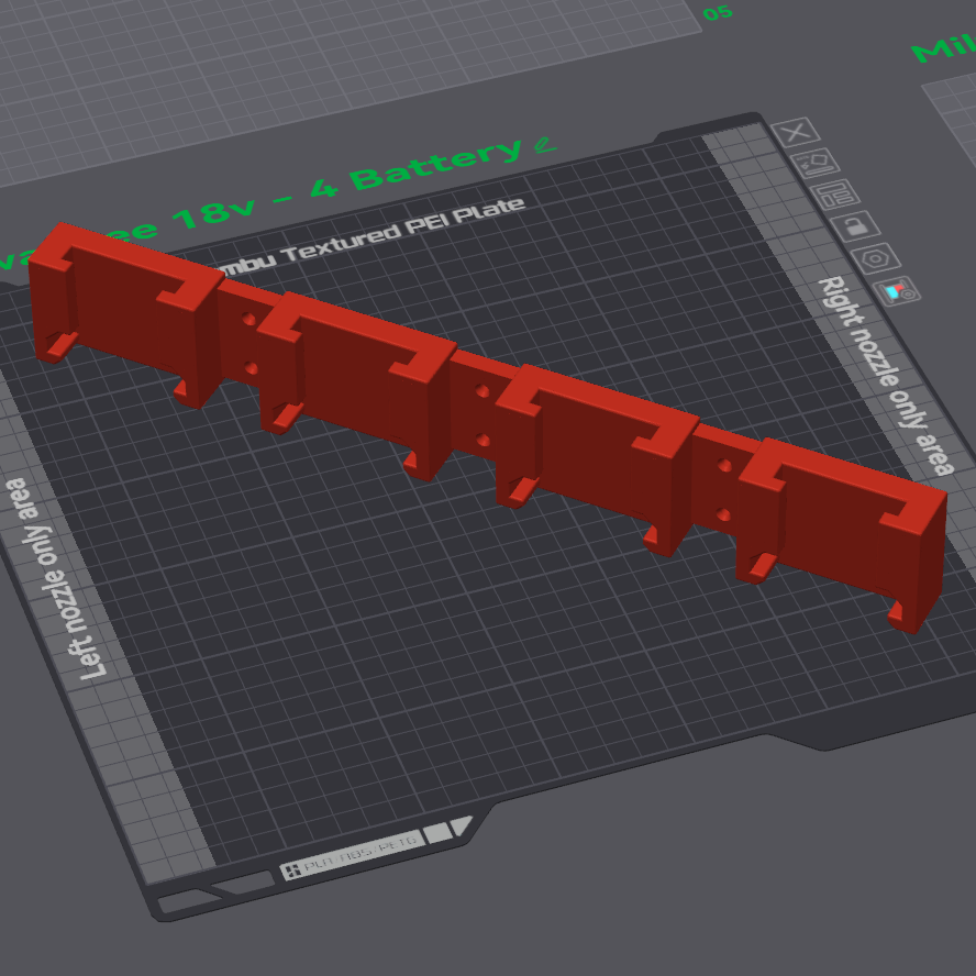 18v Milwaukee Battery Holder