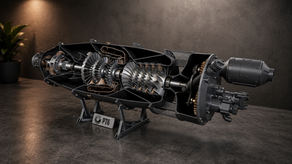 Pratt & Whitney PT6 Model Engine