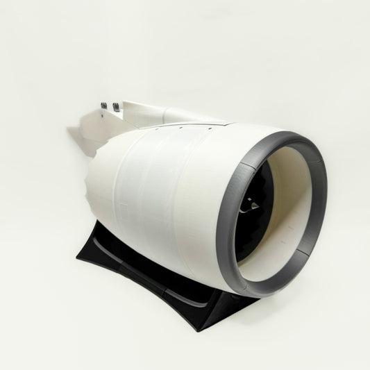 Low Bypass Turbofan Jet Engine | With Nacelle