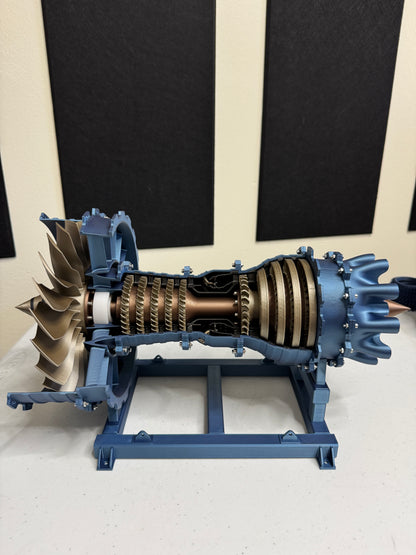High Bypass Turbofan Jet Engine