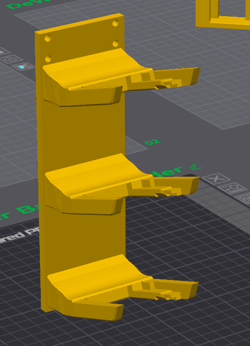 3-Tier | 20v DeWALT Battery Holder