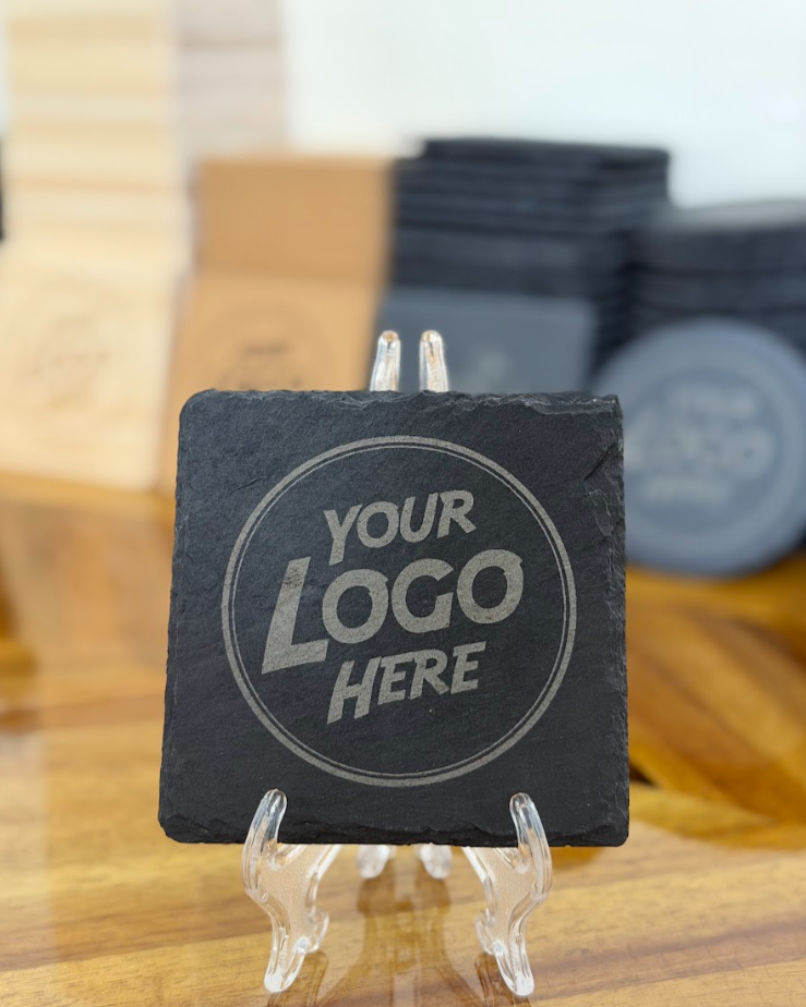 Custom Laser Engraved Coasters
